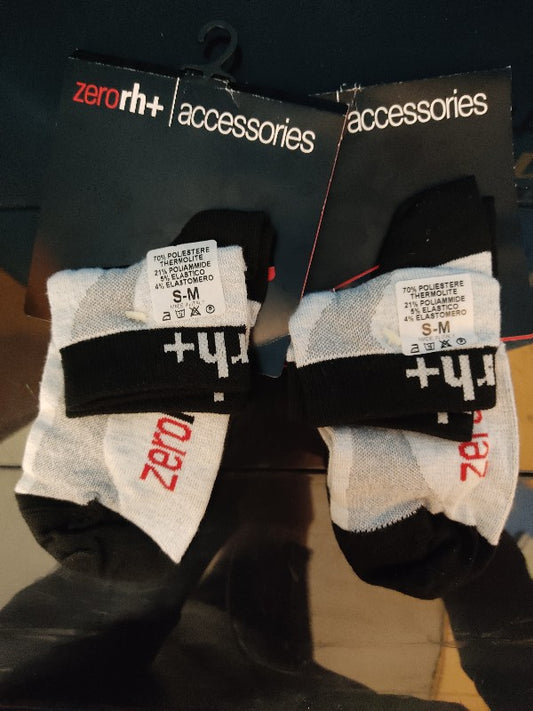 Calcetines ciclismo zerorh+ Calza Morfologic gris/negro talla S
