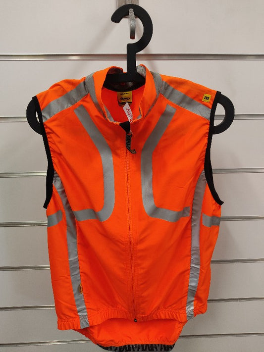 Chaleco ciclista Vision Vest fluorescente talla L para alta visibilidad