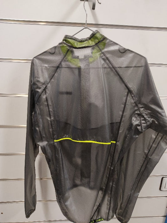 Capa impermeable Etxeondo Busti negra-fluor talla M