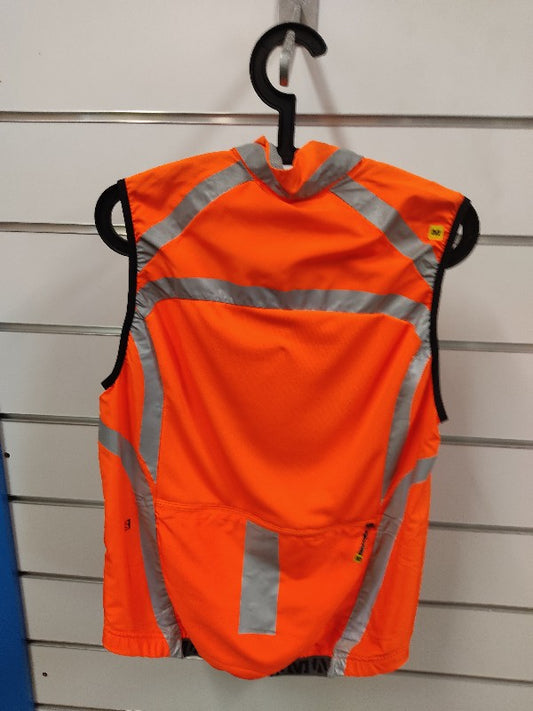 Chaleco ciclista Vision Vest fluorescente talla L para alta visibilidad