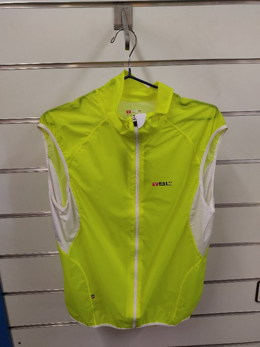 Chaleco de ciclismo BL Identity talla L amarillo fluorescente