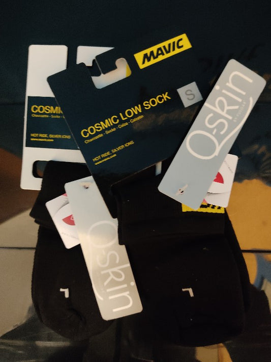 Calcetines Mavic Cosmic Low Sock negros talla 35-38