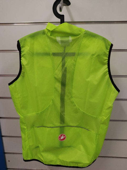 Chaleco de ciclismo Castelli amarillo fluorescente